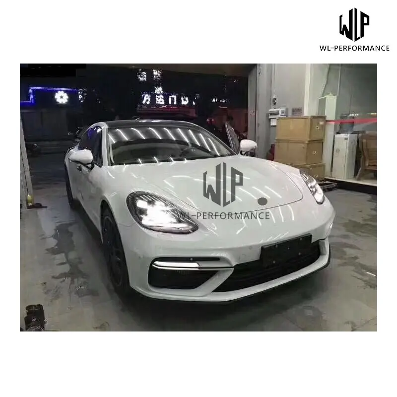 971 Комплект кузова автомобиля PP Неокрашенный передний бампер для Porsche Panamera Turbo 2017 |