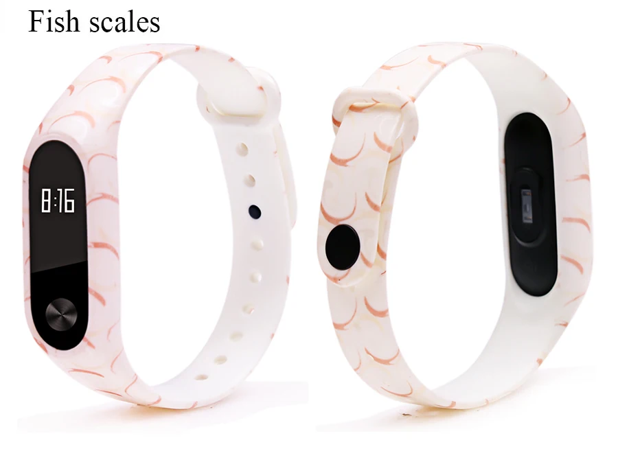 Для Xiaomi mi ремешок 2 ремешок силиконовый черный и белый серия mi Band 2 ремешок цветной ремешок 2 аксессуары Сменный ремень