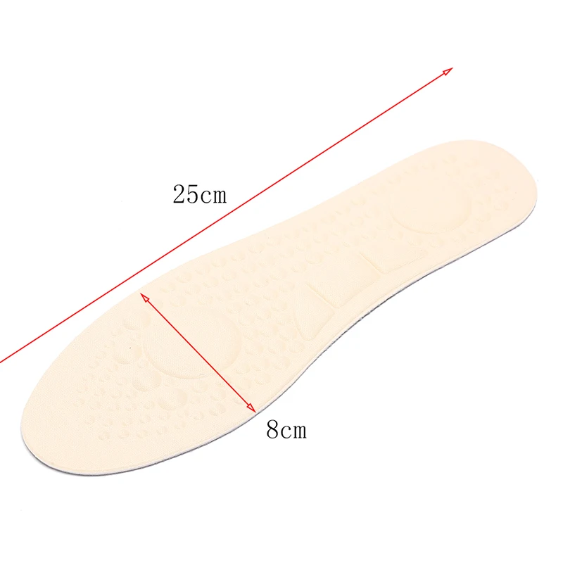 4D 1 пара спортивные губки мягкие стельки для обуви поддержка свода стопы