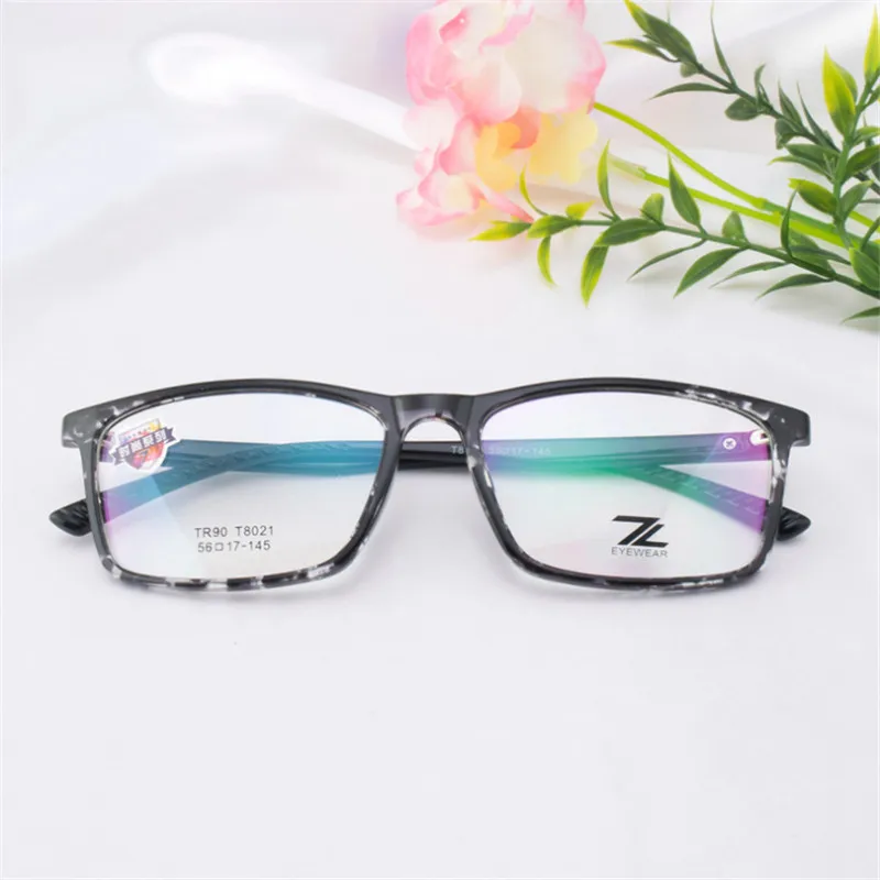 TR90 оправа для очков мужские очки с диоптриями Ретро больших рамах светильник