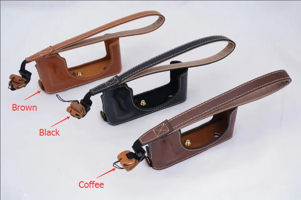 Модный чехол для камеры Ocotex полукорпус Leica D Lux Typ109 из искусственной кожи|camera bag|camera