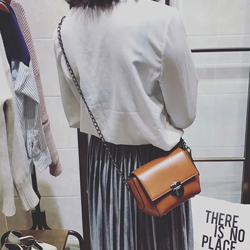 Женская винтажная сумка-мессенджер кожаная повседневная сумка через плечо с