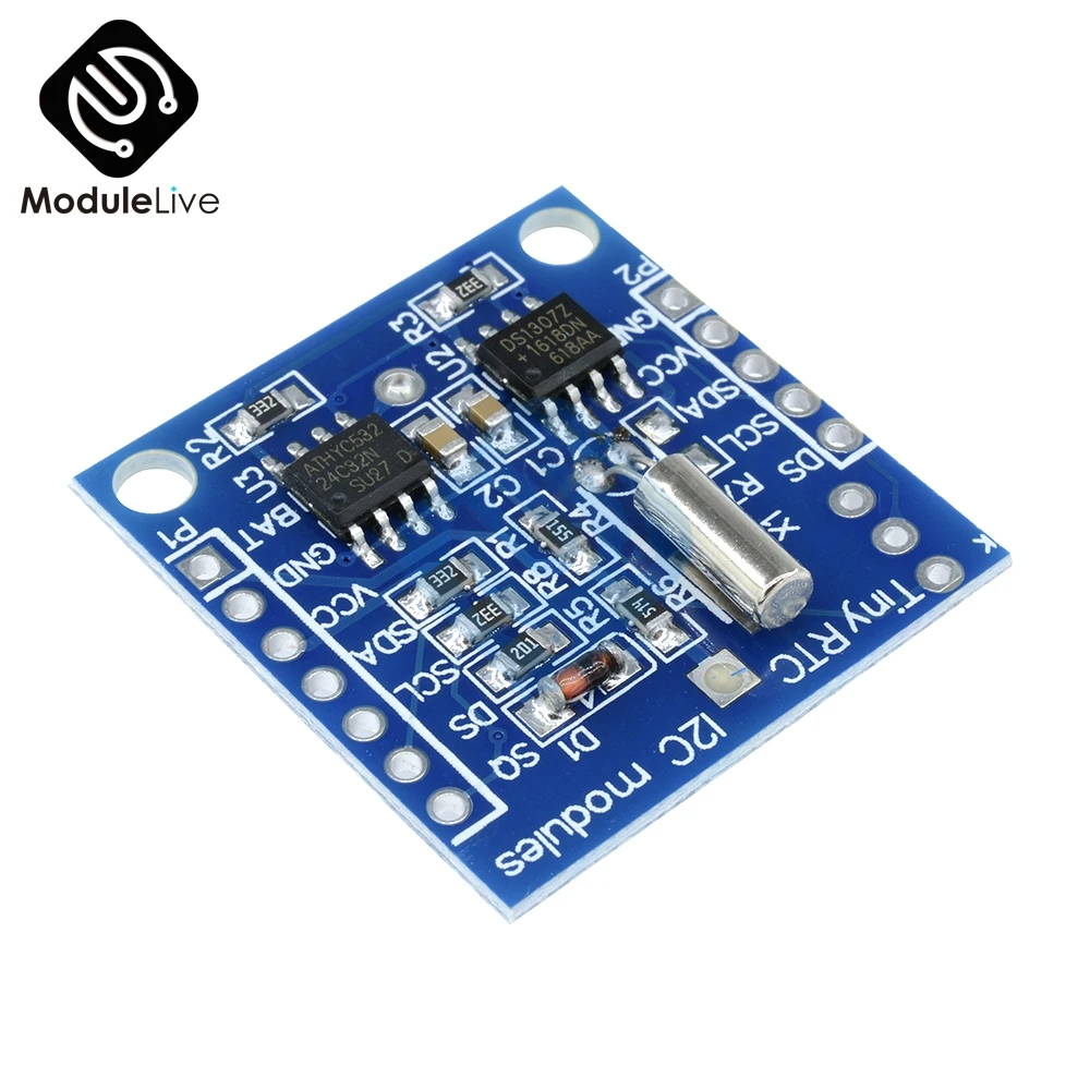 1 шт. I2C RTC DS1307 AT24C32 модуль часов в реальном времени для Arduino AVR ARM PIC Tiny модули памяти