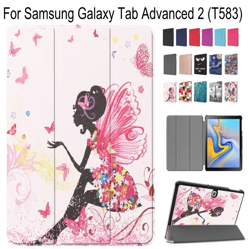 Чехол для Samsung Galaxy Tab Advanced 2 SM T583 PU кожаный магнитный складной чехол 10 1 дюйма|Чехлы