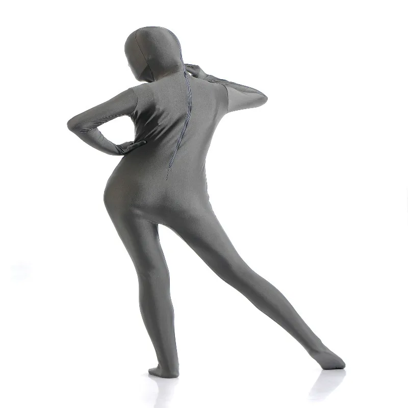 Взрослый костюм Zentai из лайкры на все тело, на заказ, для Хэллоуина, для женщин, вторая кожа, облегающие костюмы, спандекс, комбинезон из лайкры, костюмы для косплея