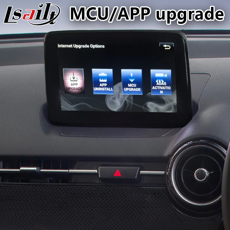 Мультимедийный видеоинтерфейс Lsailt для Android Mazda 2 MZD модель 2014 2020 Автомобильная GPS
