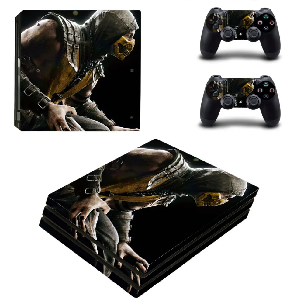 Игры Mortal Kombat PS4 Pro кожи Стикеры наклейка для Игровые приставки 4 консоли и 2