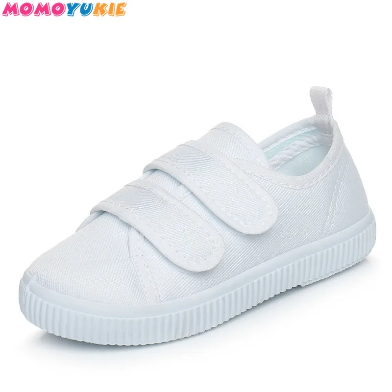 

Spring Girls Boys Sport Shoes Antislip Soft Bottom 2019 children Baby Sneaker Casual Kids Flat Sneakers School White Shoes