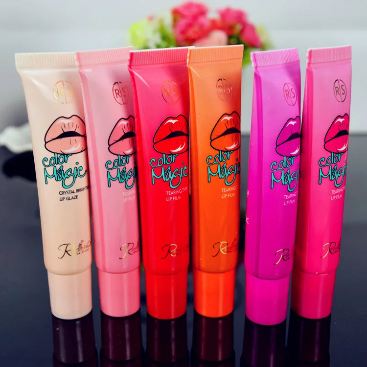 ROMENTIC BEAR 1Pc Waterproof Long Lasting Matte Liquid Lipstick Lip Stick Tear Pull Gloss For Lips Makeup 6Colors + |