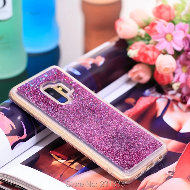 C-ku 3D жидкий зыбучий песок Блестящий Мягкий ТПУ чехол для Samsung Galaxy S9 PLUS J5 J7 2017 A8 J2 PRO
