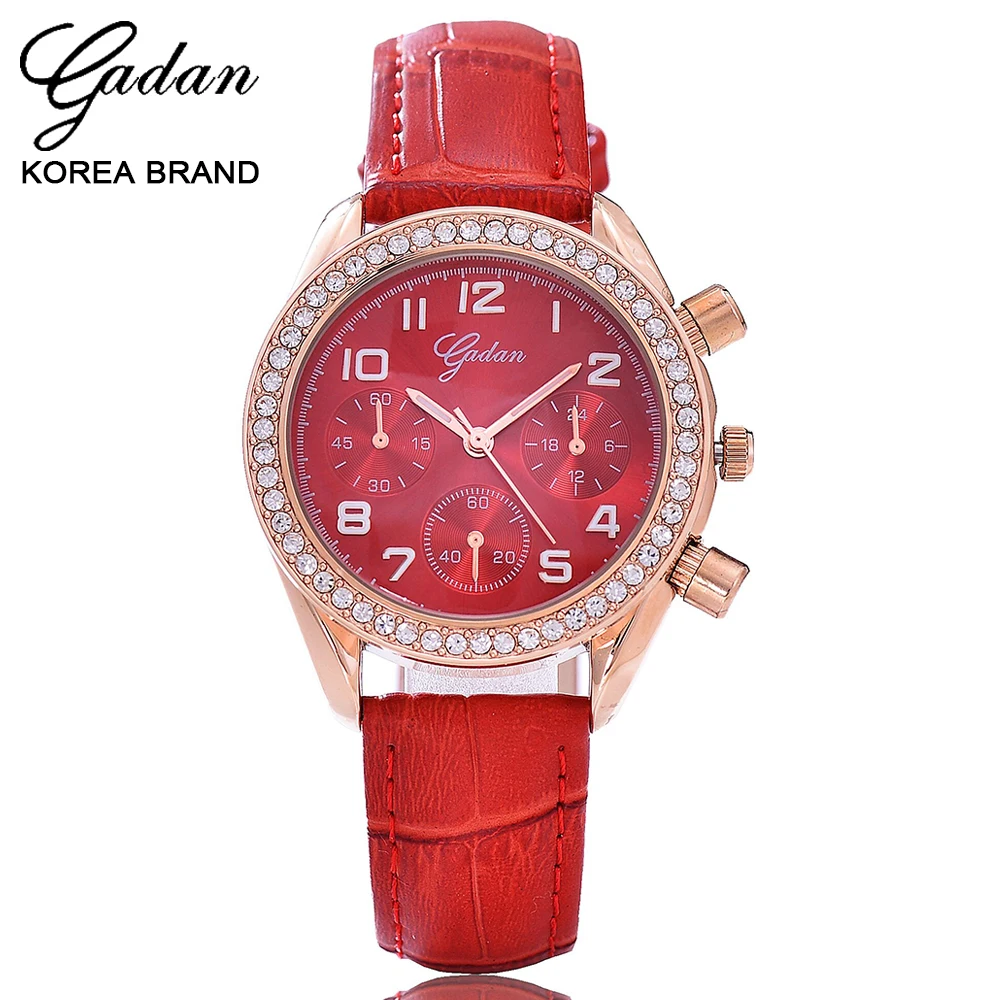 Аутентичные Корейский яданьский для отдыха Мода кожаный ремешок диск