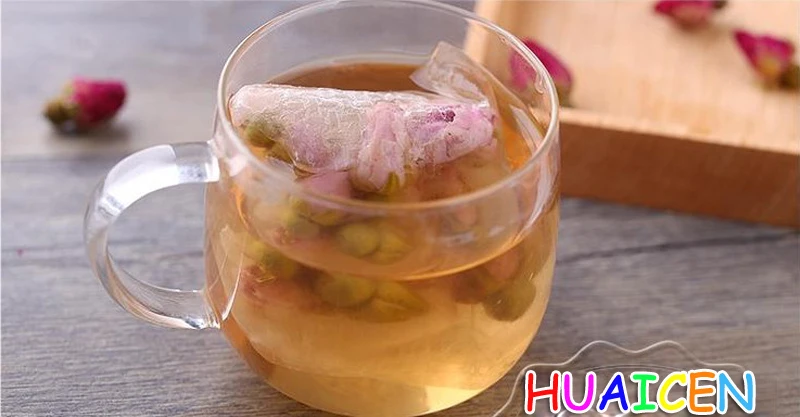 Экологический натуральный складной чайный пакетик из кукурузного волокна, PLA, фильтры для чая, травяные чайные фильтры, 100 шт./лот