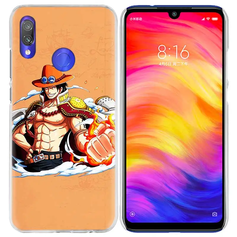 Чехол one piece Аниме для Xiao mi Red mi Go Note 7 8T 8 6 6A Pro S2 5 8A 4X mi A1 A2 9 10 8 lite Play F1 жесткий чехол для телефона из ПК