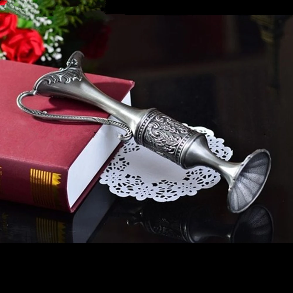 Бесплатная доставка Новый дизайн Оловянная металлическая Цветочная ваза для