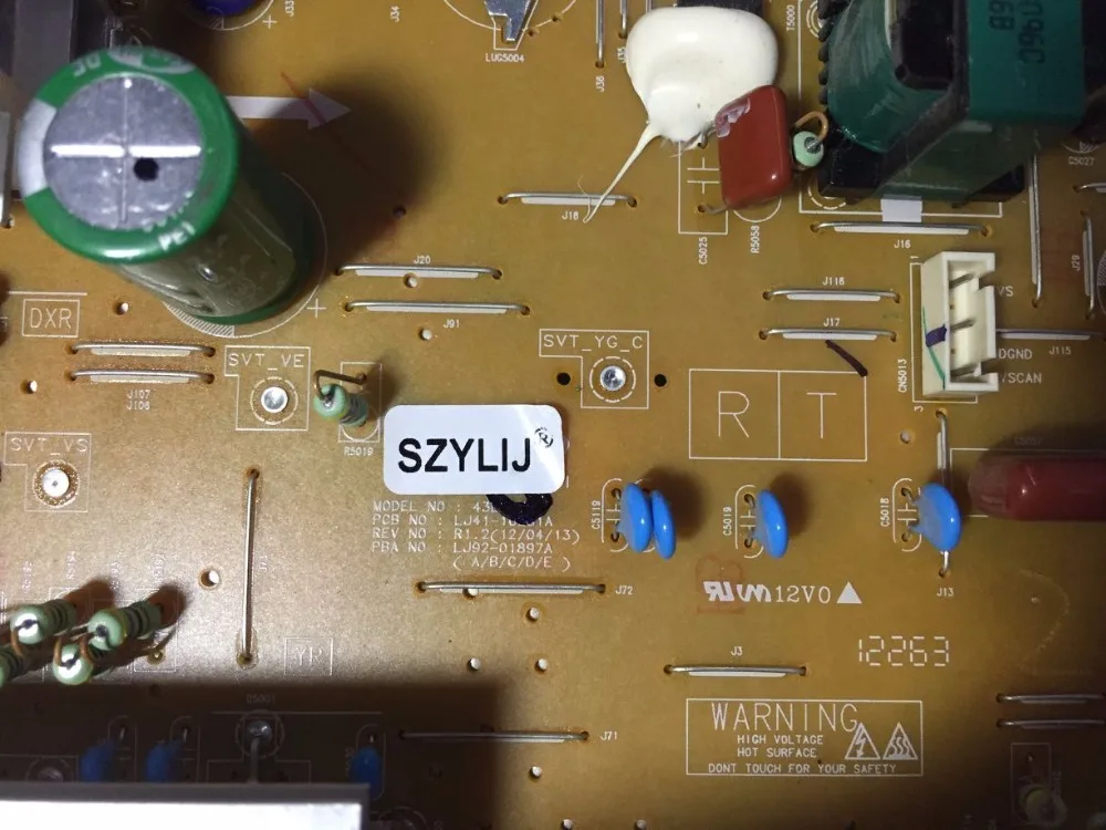 Оригинальный экран SZYLIJ 1 шт. 80% Новый для S43SD-YB01 PS43E400U1R Y плата LJ41-10281A точка LJ92-01897A |