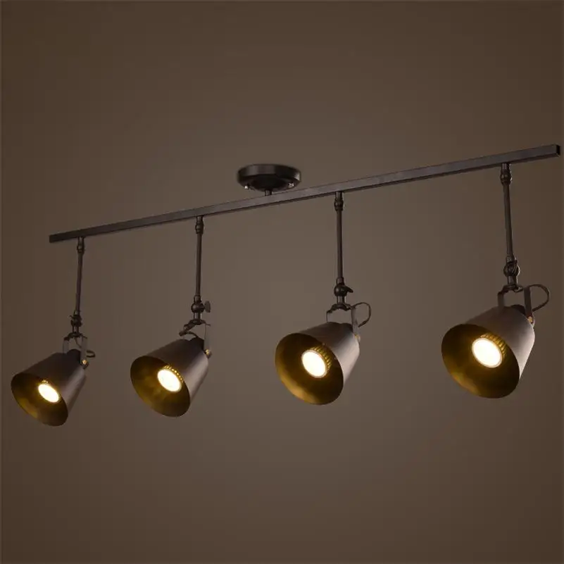 Потолочный светодиодный ретро светильник в стиле лофт ламсветильник для