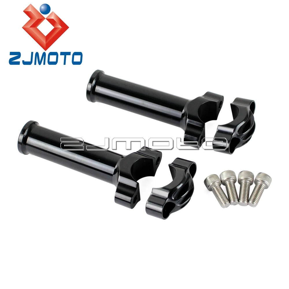 Черные подъемники на руль мотоцикла 1 дюйм стержни зажим для крепления Harley |