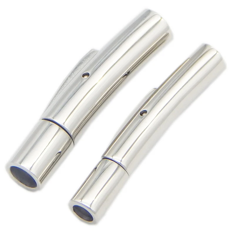 Нержавеющая сталь застежка штыковый разъем 2/3/4/5/6 мм ювелирные соединители цепи