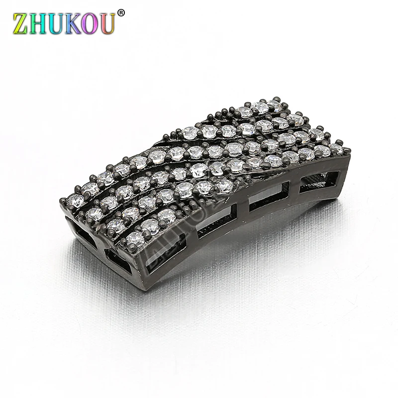 9*21 мм латунные кубические циркониевые бусины Сделай Сам ювелирные изделия