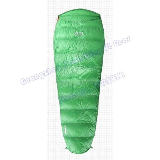 Черный ледяной B-200 профессиональный спальный мешок с утиным пухом на лето и весну