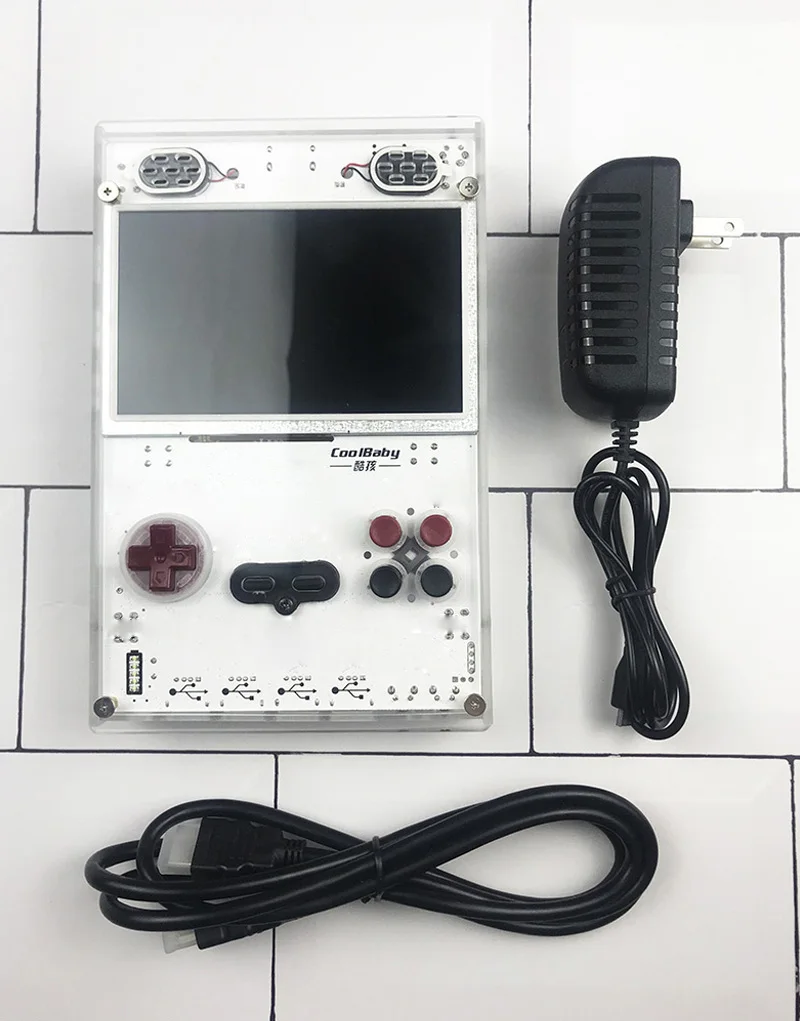 5 0-дюймовый Ручной игровой плеер с HD IPS-экраном DIY компьютерным модулем Raspberry pi 3 Lite