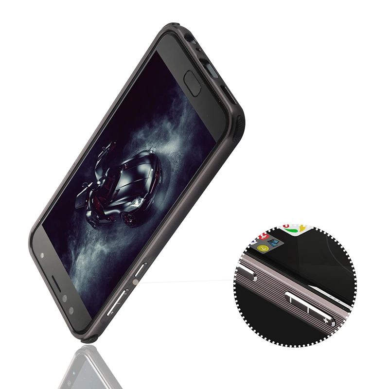 Роскошный Алюминиевый Чехол с металлической рамкой для ASUS ZenFone 4 Selfie Pro задняя