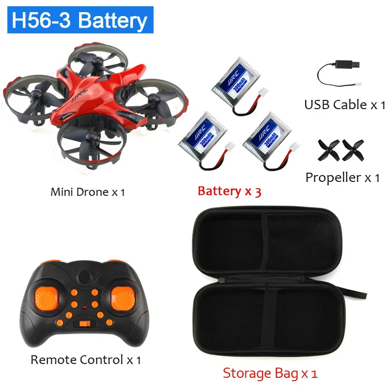 3 Battery-Red JJRC H56 TaiChi Мини Инфракрасный зондирующий пульт дистанционного управления режим Радиоуправляемый Дрон Квадрокоптер RTF удержание высоты обновление VS H36 - Цвет: 3 Battery-Red