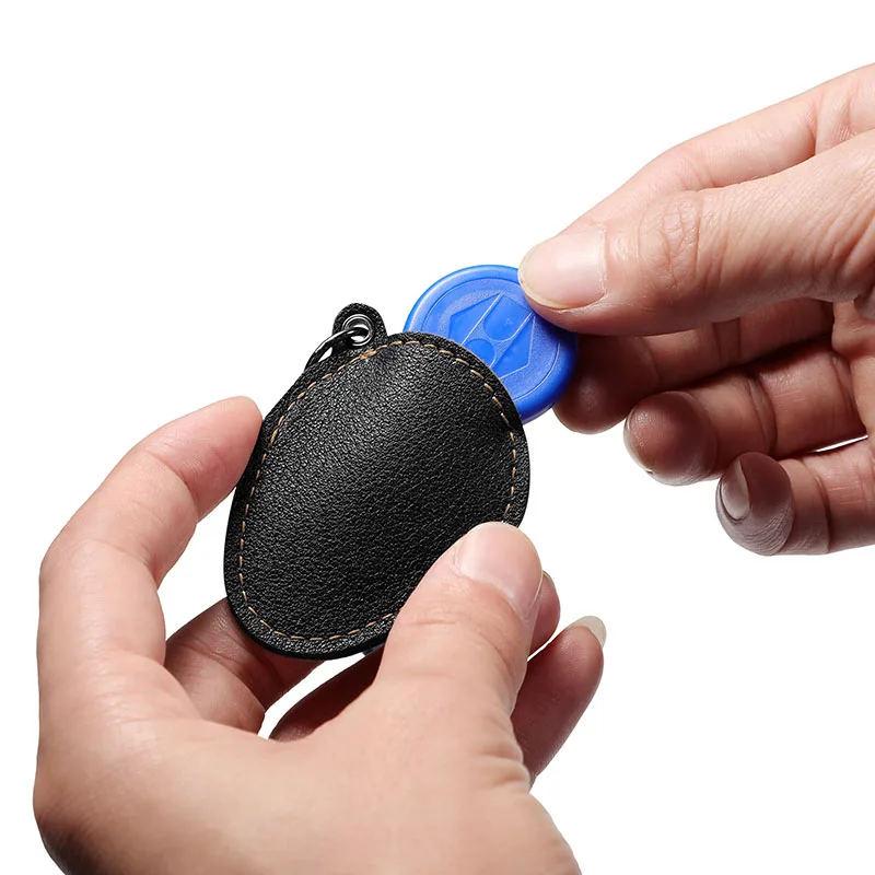 NewBring бренд кожаный RFID брелок для ключей дверной замок контроль доступа метки