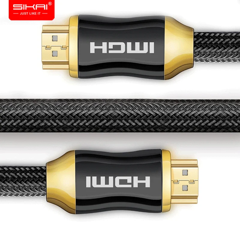 HDMI кабели 2.0b Ultra HD (UHD) 4K 18Gbs видео & Ethernet SIKAI высокопрочный плетеный нейлоновый