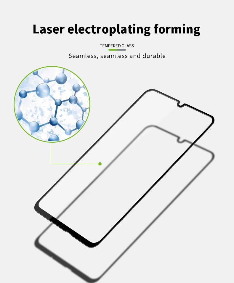 Vidrio templado para Huawei Mate 30 Lite, Protector de pantalla Maimang 8, cubierta completa para Huawei Mate 30 Lite, pel&iacute;cula de borde curvo 3D, 2 uds.-2
