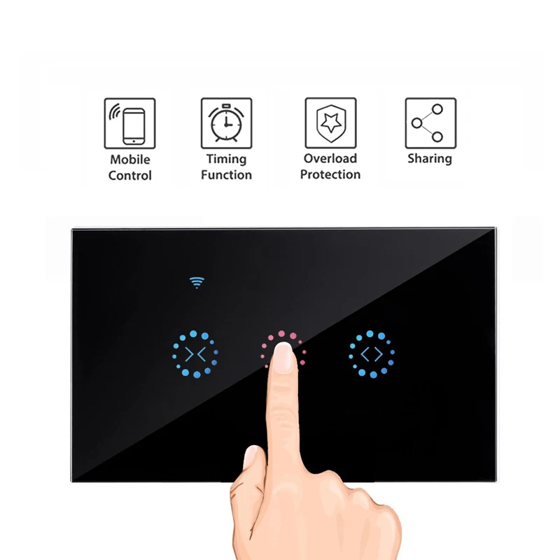 Умные шторы Ewelink с двигателем для штор wi fi переключатель сенсорное приложение