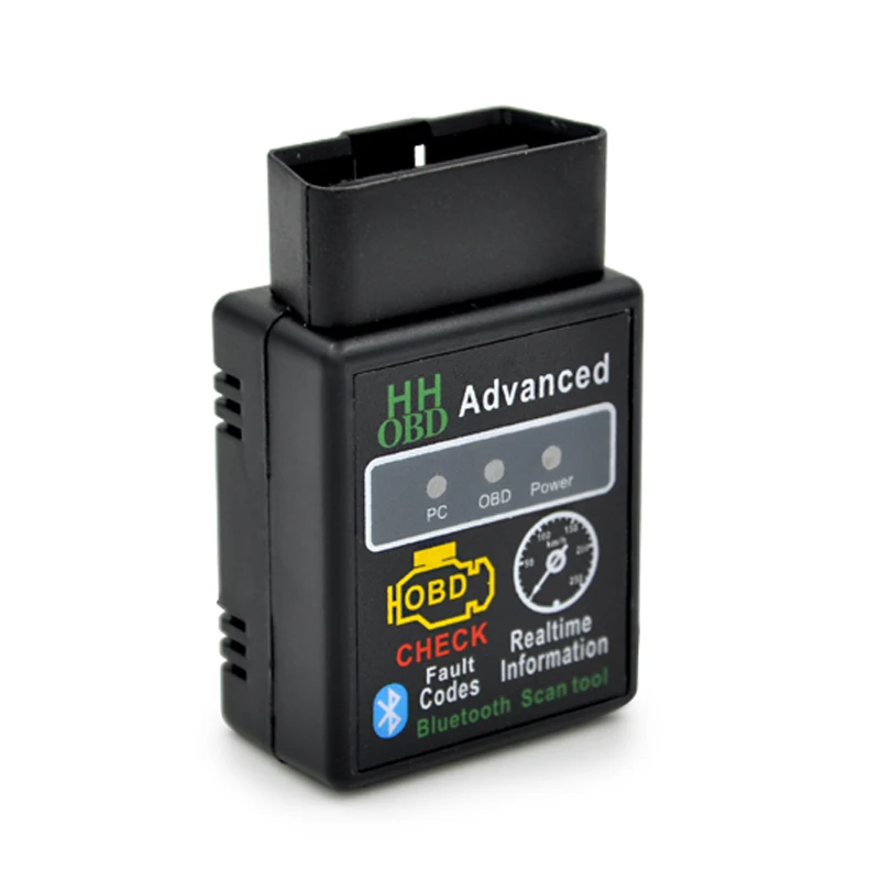 Новый Мини HHOBD ELM327 OBD2 V2.1 Bluetooth Автомобилей Диагностический Инструмент HH OBD ELM 327 OBDII