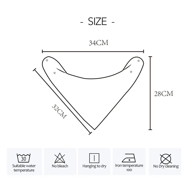 Треугольные Детские нагрудники из 100% органического хлопка бандана нагрудник