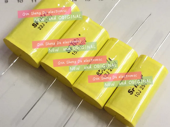 Частотные разделители конденсаторы колонки без полюсов 250 В мкФ 2.2UF3.3UF4.7UF6.8UF8.2UF