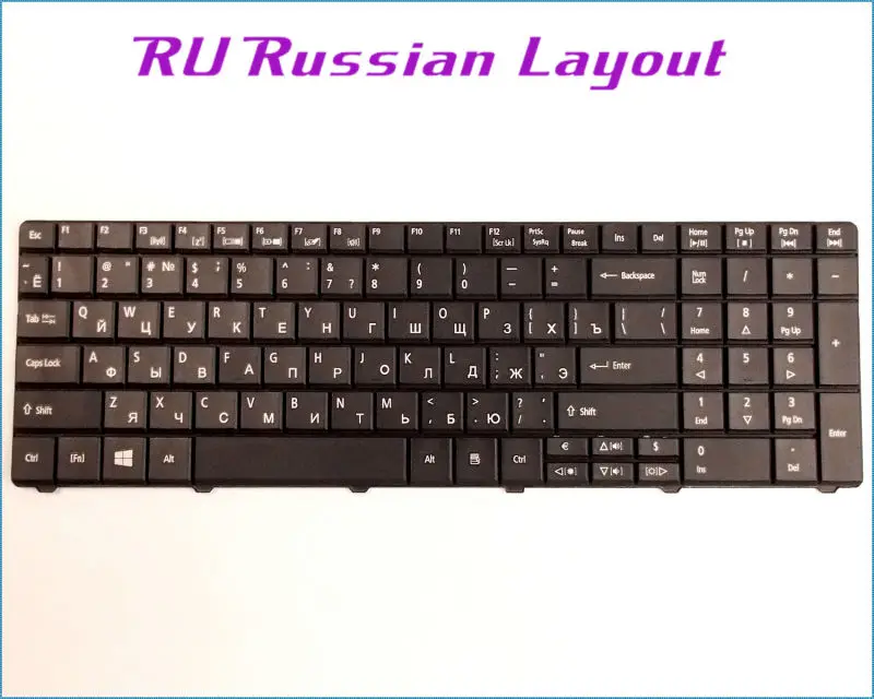 Русская клавиатура для ноутбука Acer Aspire новая E1 531 B9504G32Mnks Черная|keyboard for acer|keyboard acer