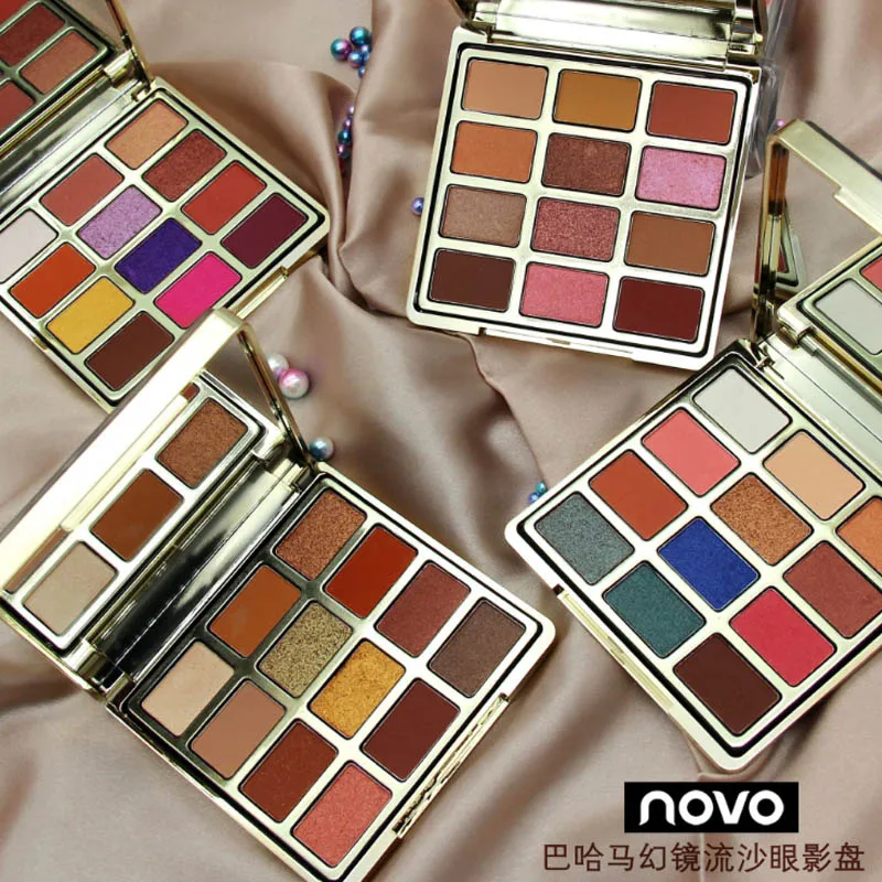 Брендовые крестообразные бахамианские тени с зеркалом компактная Палетка