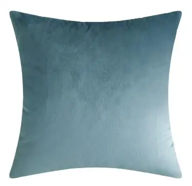 blue 30x50/45X45/40x60/50x50 мм/55x55 см скандинавский, простой, современный, детское, однотонное, подушка для дивана Наволочка декоративная Подушка Крышка - Цвет: blue