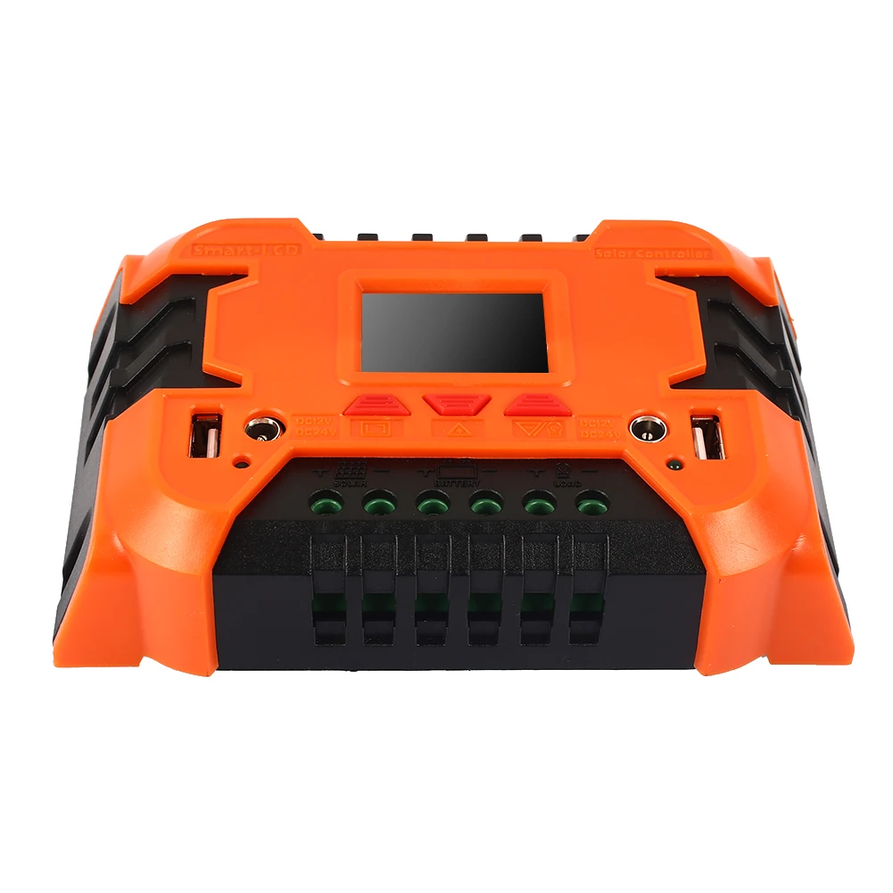 Vehemo 10A 20A ШИМ Солнечный контроллер заряда энергии солнечной батареи Регулятор
