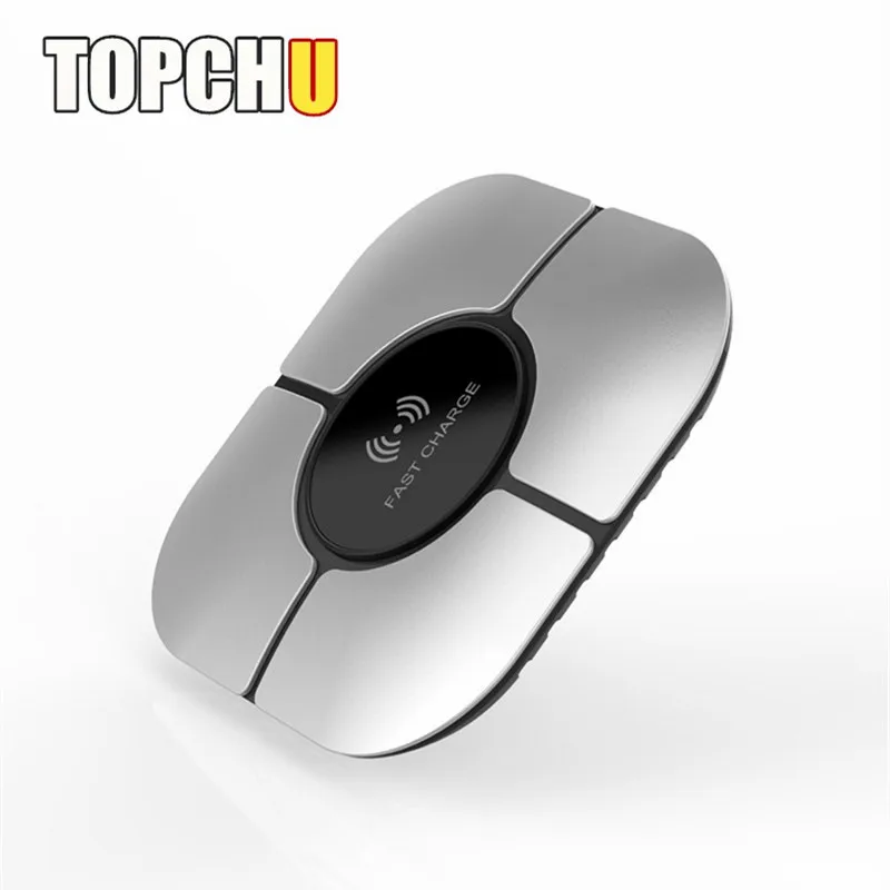 TOPCHU 7 5 W Qi Беспроводной Зарядное устройство Pad для iPhone XR XS MAX X 8 10 USB быстрой зарядки