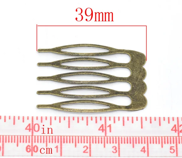 Заколки для волос DoreenBeads 30 бронзового цвета 39x26 мм (B14362) | Украшения и аксессуары
