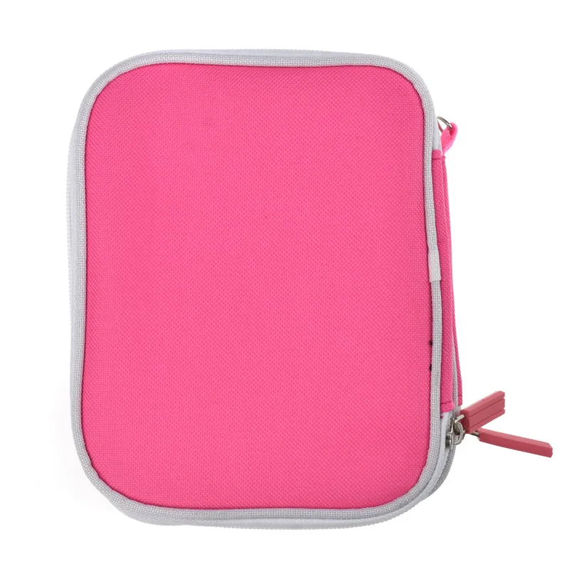 Rose Color 9 видов стилей пустые крючки для вязания крючком сумка для хранения Набор для вязания Чехол-органайзер сумка для вязания спицами ножницы линейка набор для шитья сумка - Цвет: Rose Color