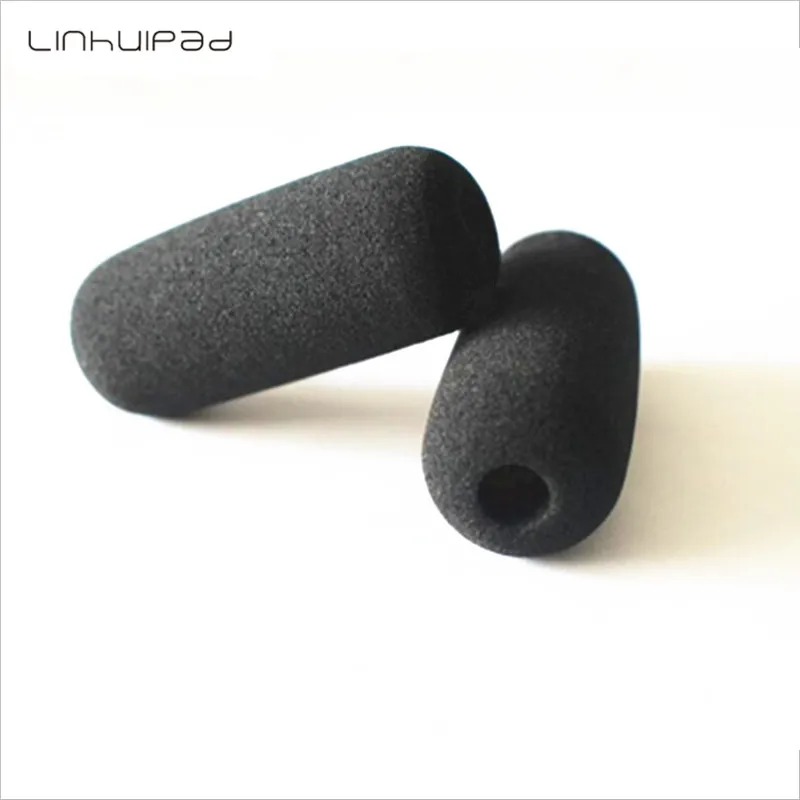 Linhuipad 5 шт. авиационный мягкий пенопластовый микрофон чехлы для ветрового