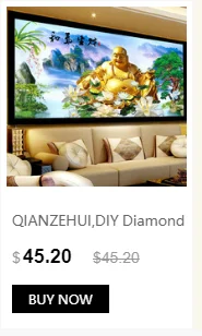 QIANZEHUI, алмазная вышивка, Круглый Алмазный пейзаж, течёт вода, полные стразы 5D, алмазная живопись, вышивка крестиком, рукоделие