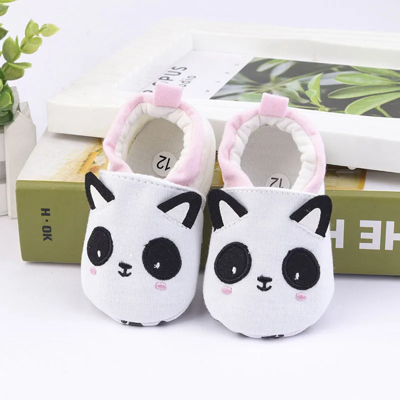 

Hot Baby Cartoon First Walkers Boys Girls Kawaii Shoes Soft Non-Slip Sole Toddlers Lovely Footwear 0-18M Infants Newborn Shoes