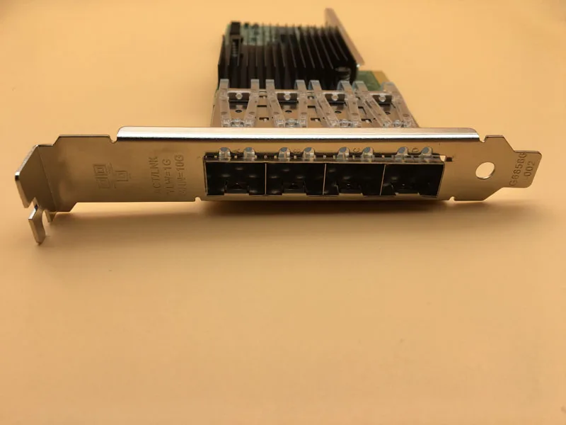 4 порта SFP 10G PCIE X8 LC оптоволоконный Ethernet конвертер сетевой адаптер NIC X710 DA4