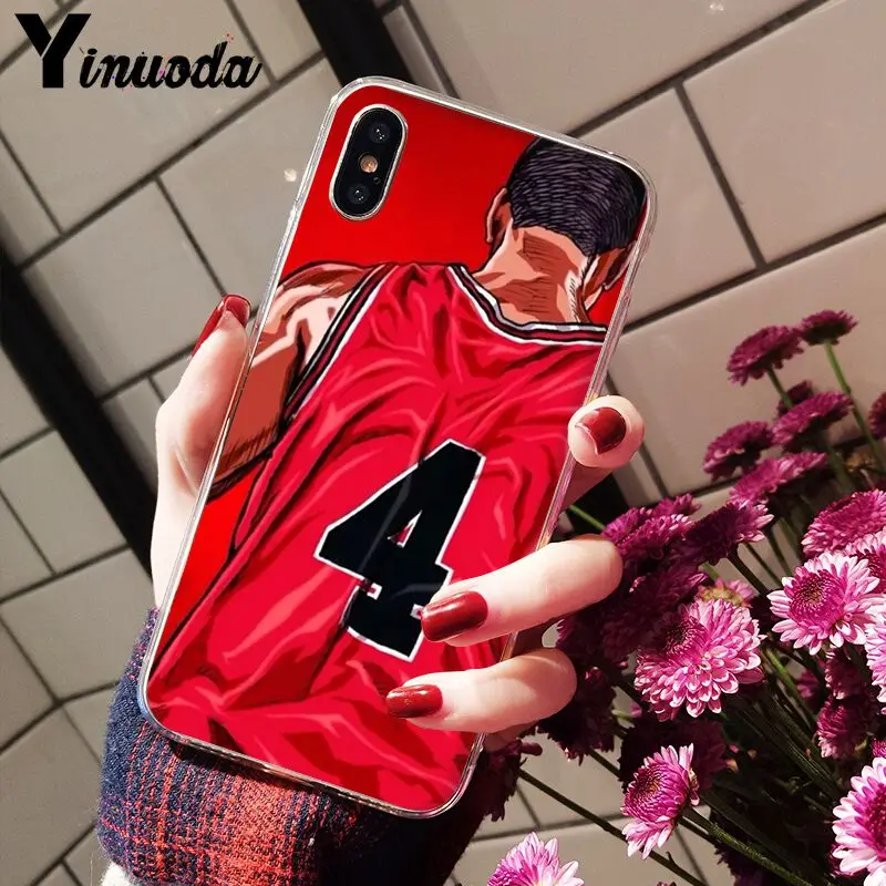 Yinuoda slam dunk Мягкий ТПУ силикон Новинка Fundas аксессуары для телефонов Чехол Apple iPhone 8 7
