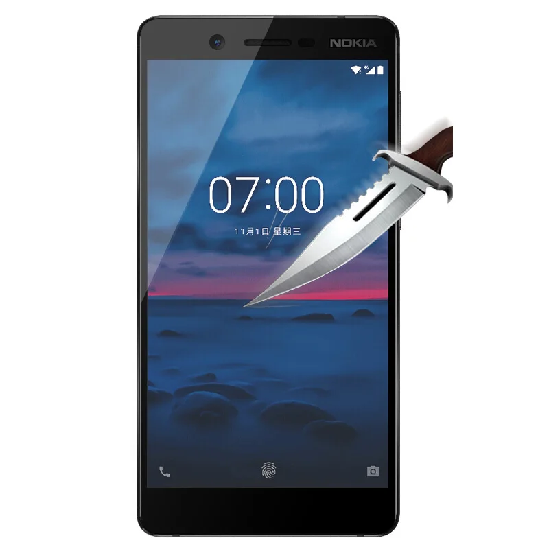 Полное покрытие из закаленного стекла для Nokia 6 защитная пленка 9 H 5 Чехол 2 1 3 1X5 1X6
