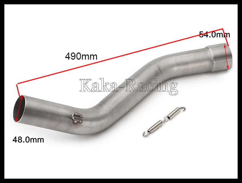 Мотоцикл выхлопной глушитель выхлопных газов Mid трубы ссылку адаптер средняя