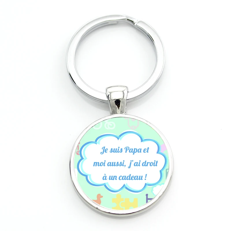 TAFREE Изысканная мода я люблю папу это много брелок мужские ювелирные изделия je suis