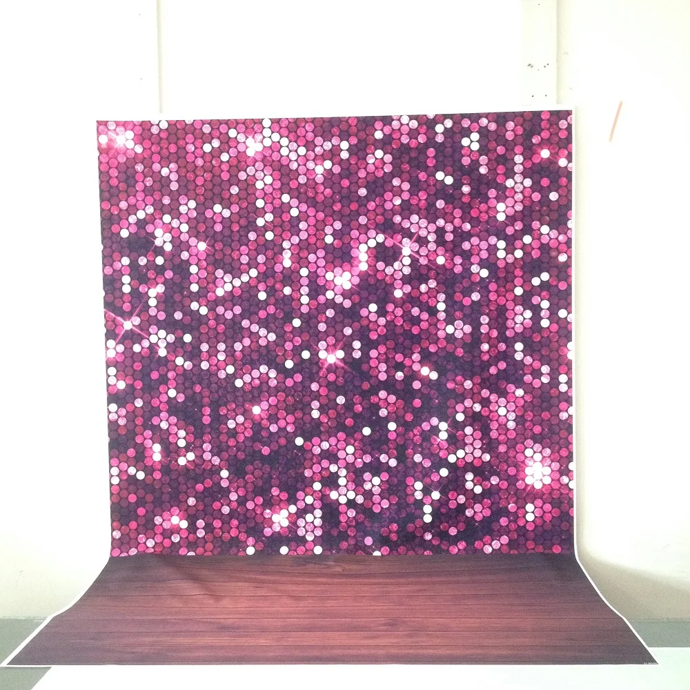 

Художественная ткань HUAYI фиолетовый боке с деревянным полом фон для фотосъемки новорожденных Фотофон